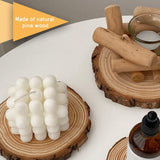 Unfinished Wood Slices for centerpieces 18 PCS 5.1-5.5 Inch,Round Wooden Discs with Tree Bark,Wood Cookies Circles for Crafts Christmas William Craft