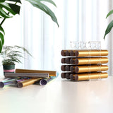 leevehold Vinyl Roll Storage Rack, Sturdy Vinyl Roll Holder, Vinyl Storage Organizer for Craft Room, 20-Holes | Aperture 2 Inch, Easy to Assemble leevehold