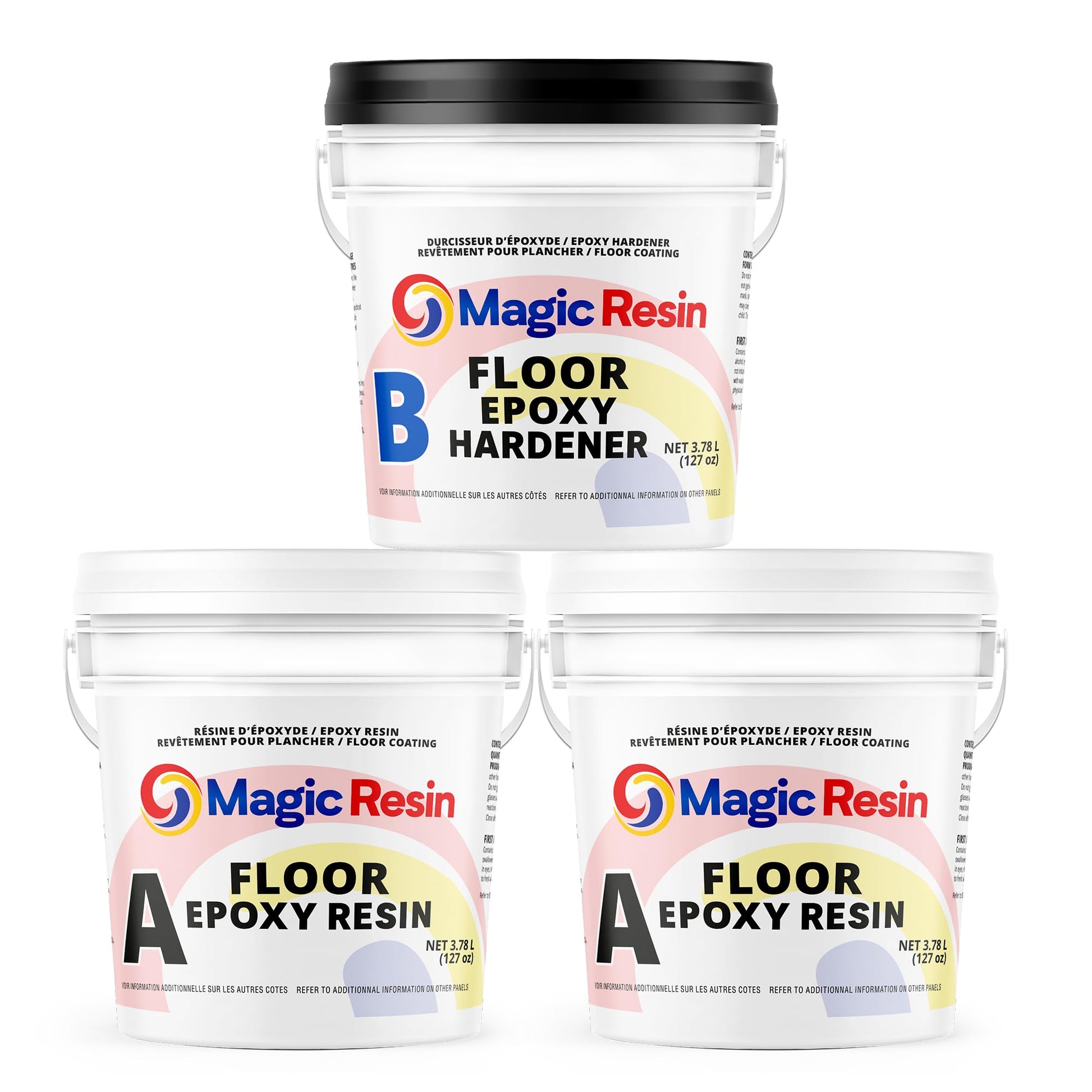 Clear Floor Epoxy Resin for Garages, Basements, Warehouses, Retail Stores and More | Highly Durable | Resistant to Scratches, Spills, and Stains | - WoodArtSupply