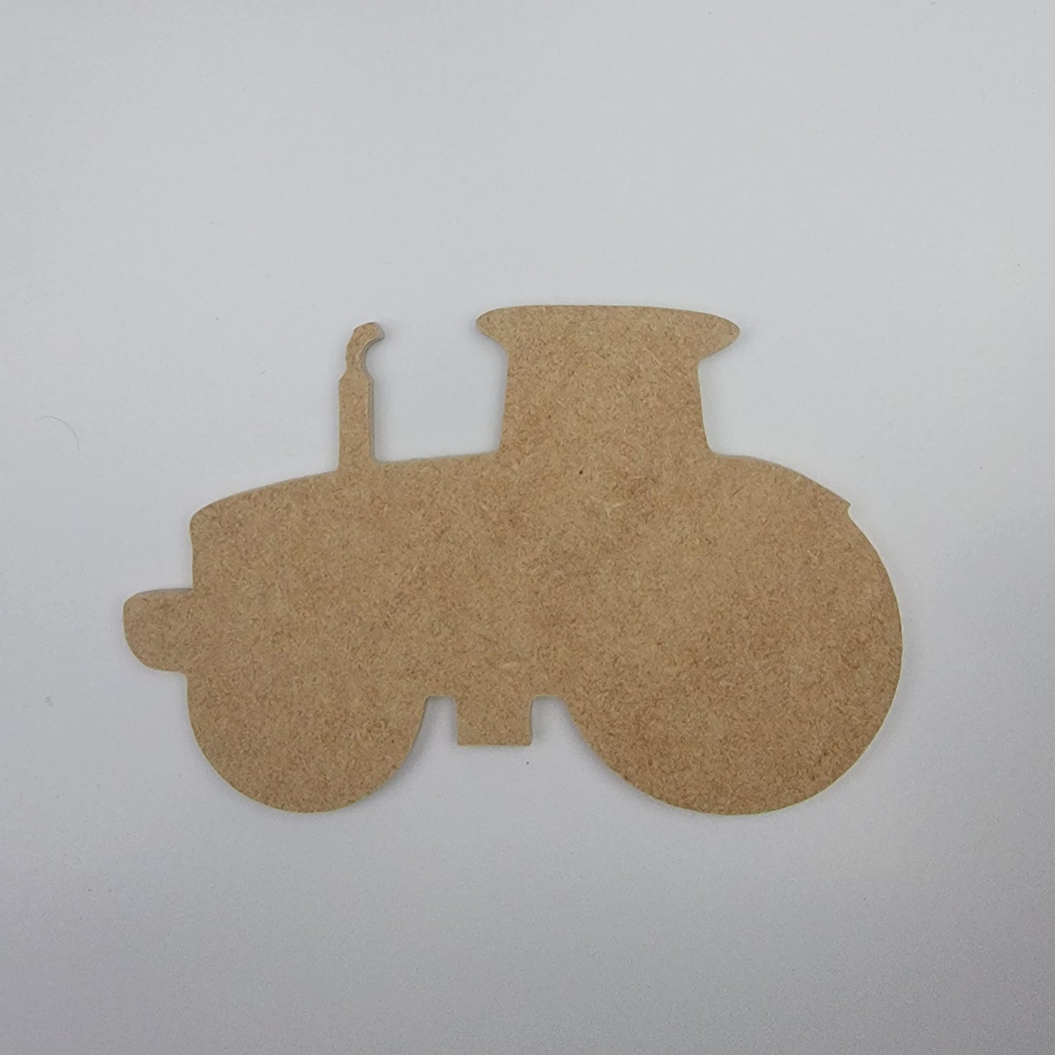 9" Tractor, Unfinished MDF Art Shape by Wooden Craft Cutouts Wooden Craft Cutouts