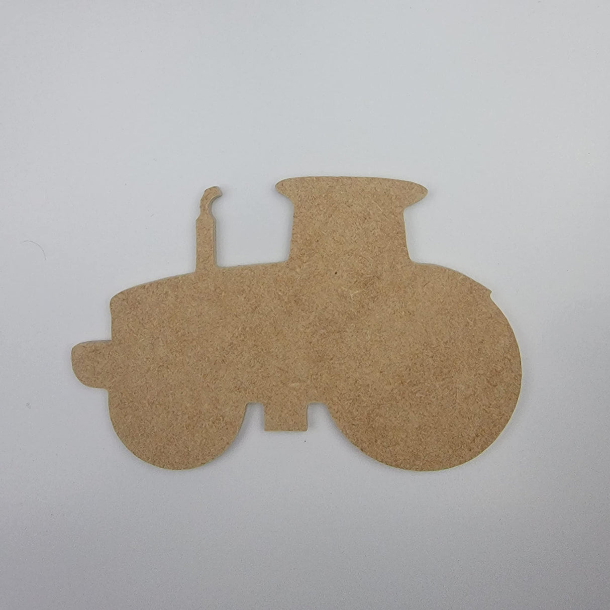 9" Tractor, Unfinished MDF Art Shape by Wooden Craft Cutouts Wooden Craft Cutouts