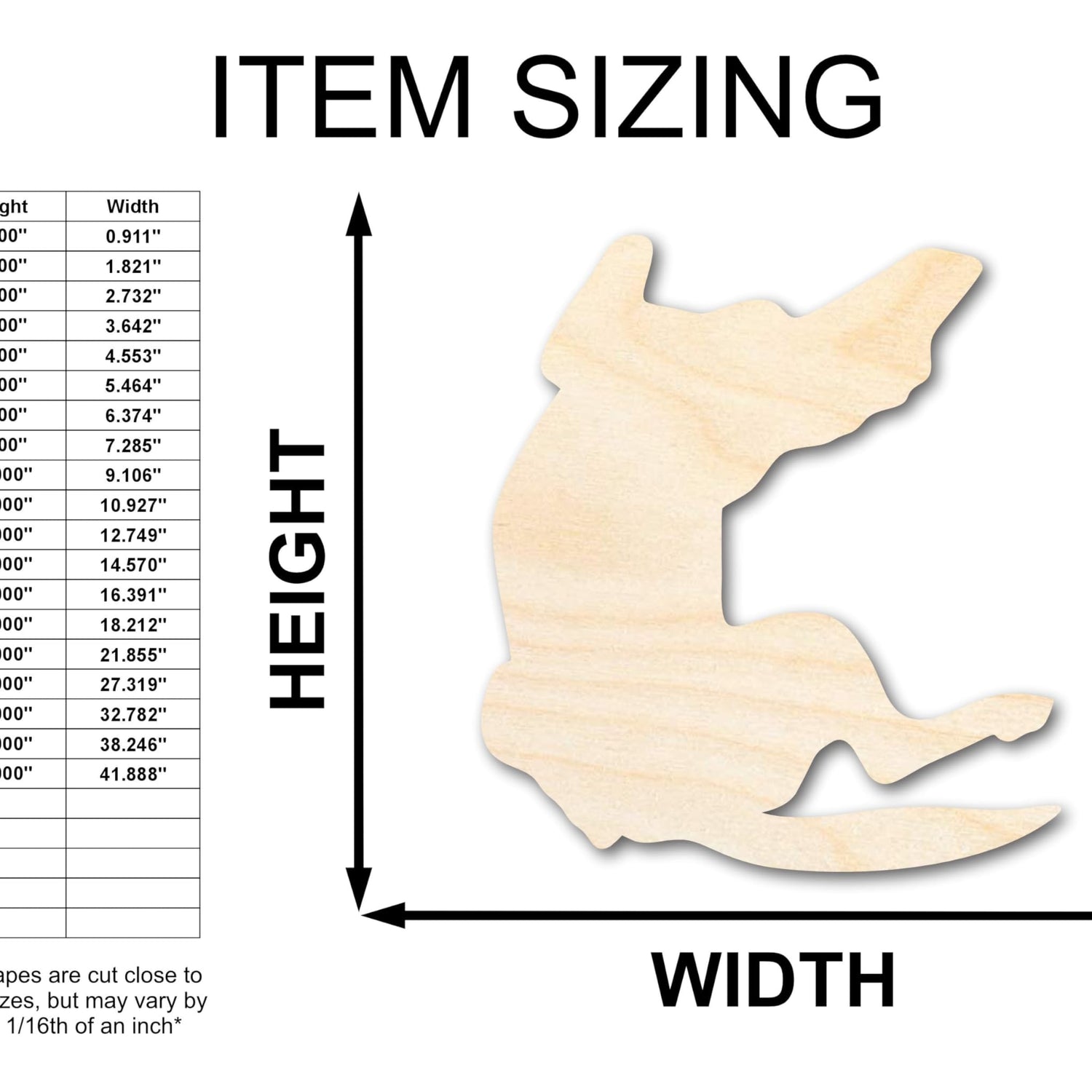 Unfinished Wood Belly Rubs Dog Silhouette | DIY Dog Craft Cutout | up to 36" DIY 12" / 1/8" 24 Hour Crafts