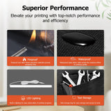 3D Printer Enclosure with LED Lighting, Fireproof Dustproof Tent Constant Temperature Protective Cover for Creality Ender 3/Ender 3 Pro/Ender YOOPAI