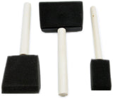 ROYAL BRUSH RFOMW-3P Foam Brush, 3-Pack Darkassorted, 1", 2" & 3" ROYAL BRUSH