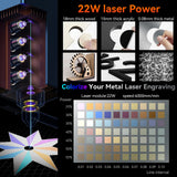 SCULPFUN S9 Laser Engraver Upgrade kit to S30 Ultra 22W, air Assist, with 22W Laser, 32 bit Main Board, Limit Switch, for Sculpfun SCULPFUN