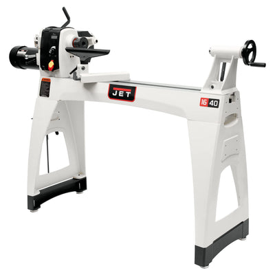 JET 16" x 40" Variable-Speed Woodworking Lathe, 1Ph 115V (JWL-1640EVS)