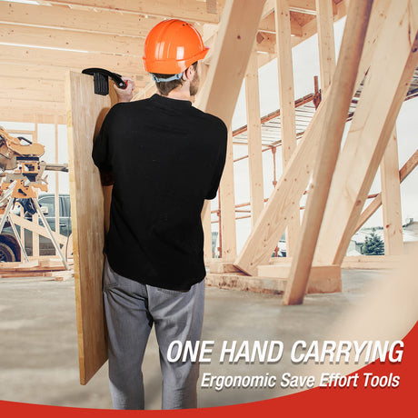 Goldblatt 2 Pack Panel Carrier, Plywood Lifting, Drywall Carrying Tool for Wood, Synthetic Cement Board - Clamping Thickness up to 3/4 inch Goldblatt