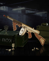 RoWood Tommy Rubber Band Gun 3D Wooden Puzzle Model Kit for Adults and Teens rowood