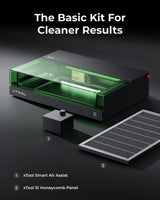 xTool S1 Enclosed Laser Cutter and Engraver Machine with Air Assist, Honeycomb, 40W Laser Power, 600mm/s, 419 * 319mm for Batch Process, Laser xTool