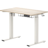 SHW Memory Preset Electric Height Adjustable Standing Desk, 40 x 24 Inches, Maple SHW
