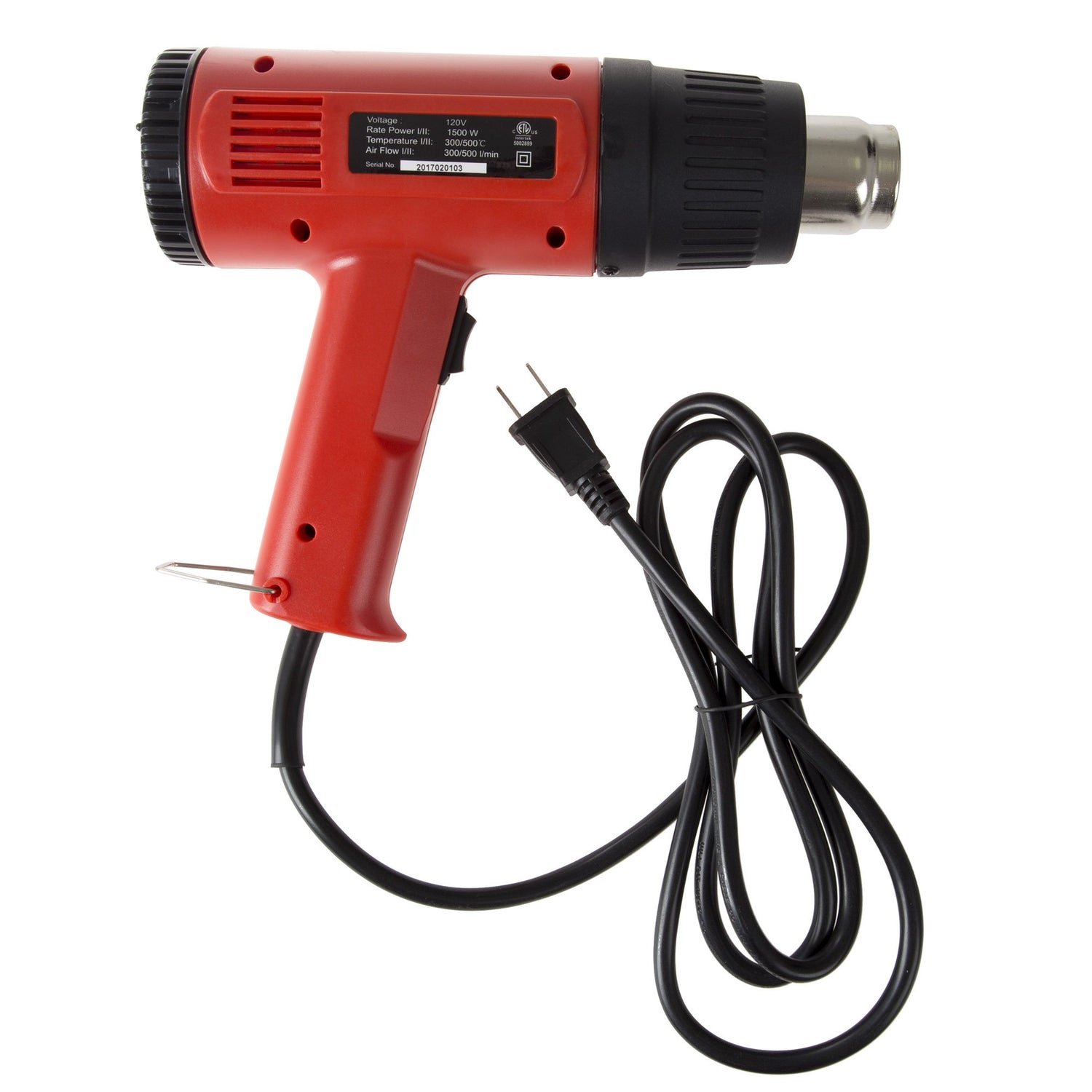 Dual Temperature Heat Gun, 1500 Watt, 120V Heating Gun Tool By Stalwart (Great for DIY, Home Improvement, Contractors, Removing Paint) Stalwart