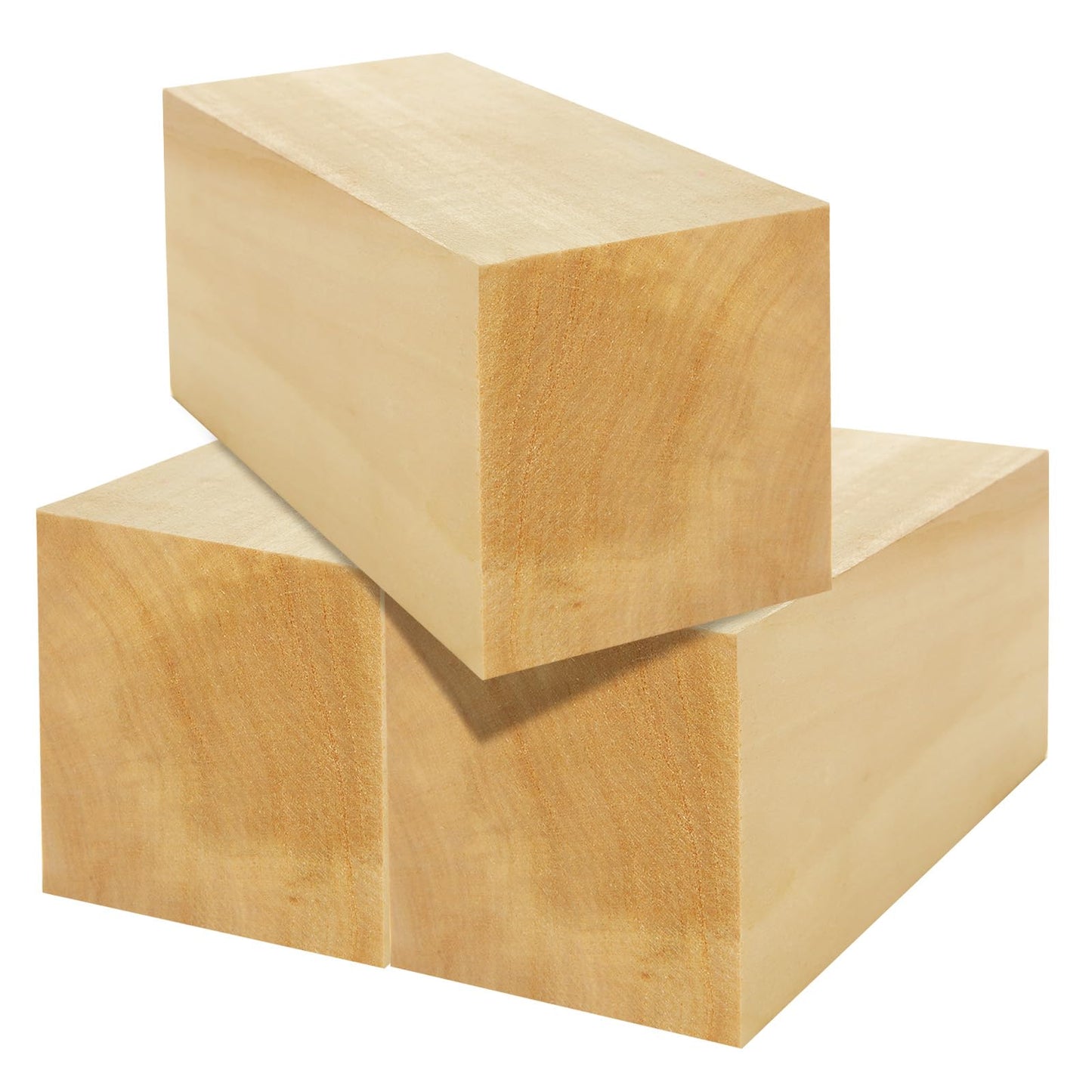 FVIEXE 3PCS Basswood Carving Blocks, 6x3x3 Inch Whittling Bass Wood Bl –  WoodArtSupply
