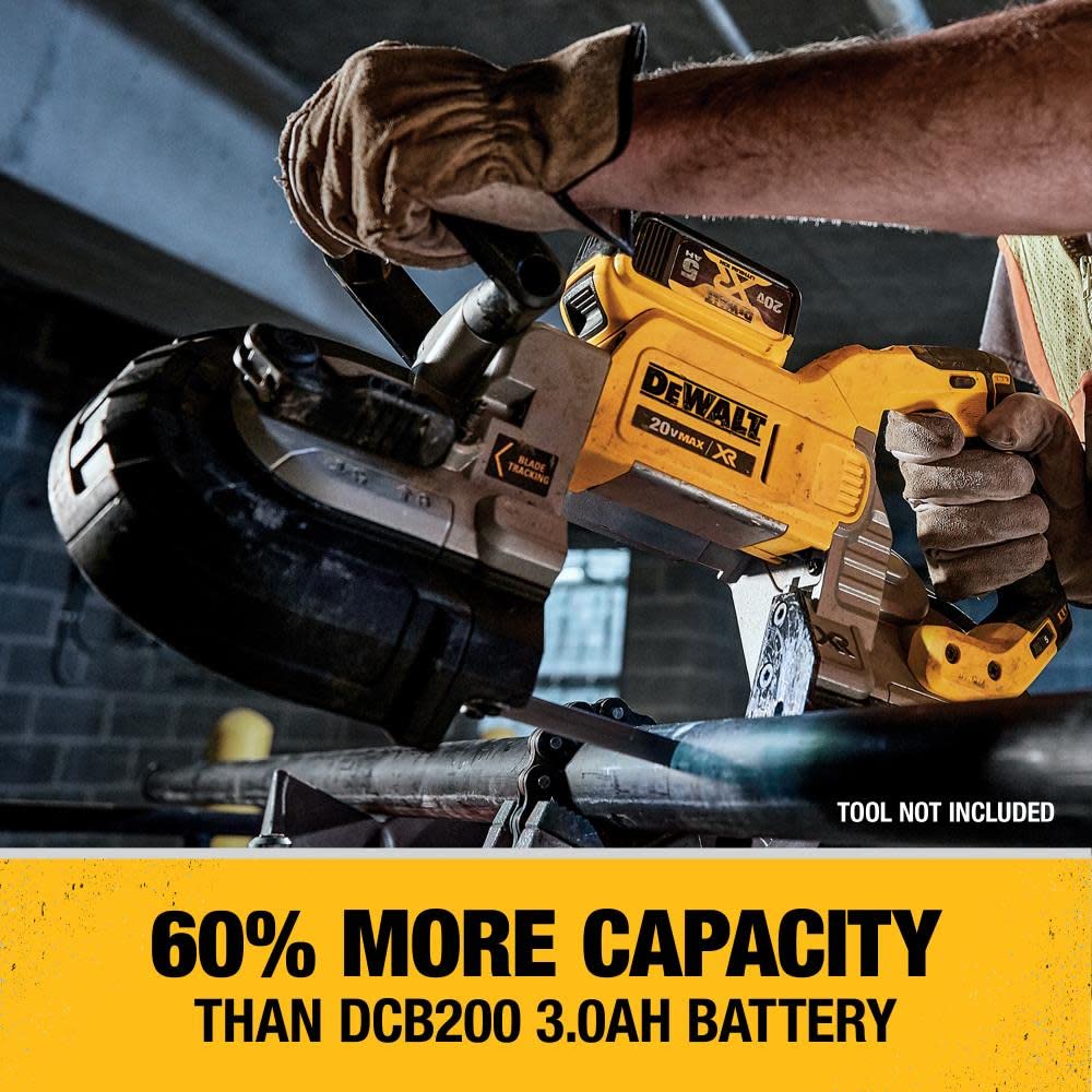 DEWALT 20V MAX Battery Charging Kit, Includes 2 Batteries, 5Ah, Includes Small Storage Bag (DCB205-2CK),Black DEWALT