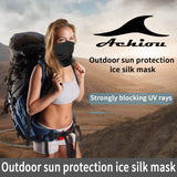 Achiou Neck Gaiter Face Mask Scarf Dust Sun Protection Cool Lightweight Windproof, Breathable Fishing Hiking Running Cycling Achiou