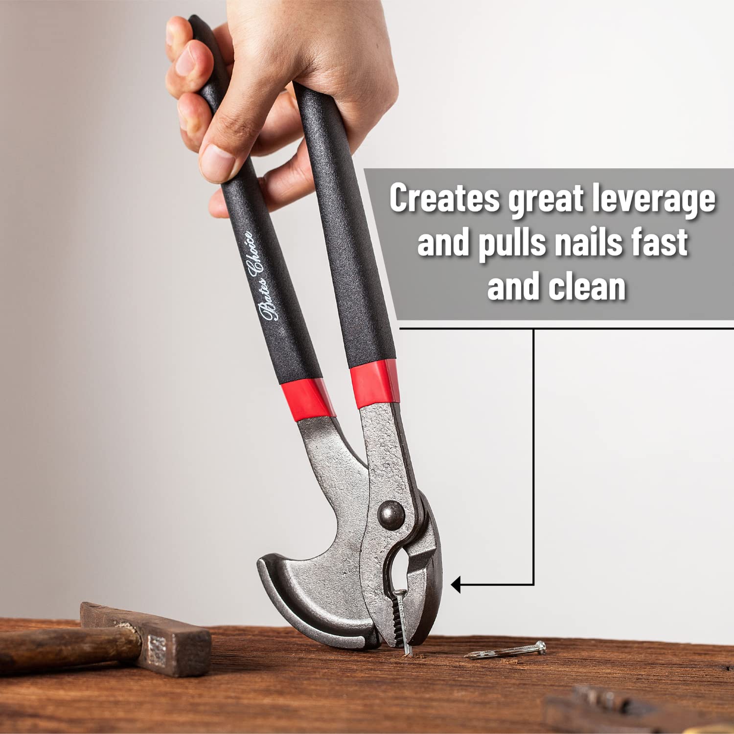 Bates- Nail Puller, Pliers, Nail Remover Tool, Multi Tool, Hand Tools, Staple Puller, Carpenter Tools, Staple Remover, Nail Puller Tool, Trim Puller, Bates Choice