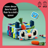 LEGO DOTS Creative Animal Drawer Building Toy 41805, Buildable Treasure Box, Jewelry Box, Desk Caddy, Storage Box, Arts and Crafts DIY Toy Mosaic LEGO