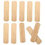 VILLCASE 20 pcs Wooden Blank Bookmark Blank Bookmarks to Decorate Decorative Bookmark Unfinished Wooden Bookmarks DIY Book Page Marker Blank Wooden VILLCASE