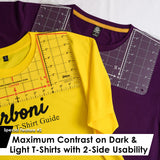 Standard Size - Tshirt Ruler Guide for Vinyl Alignment, T Shirt Rulers to Center Designs, T Shirt Ruler Alignment Tool Placement, Tshirt Guide Ruler Urboni