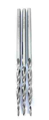 FTG USA Replacement Wood Countersink Drill Bit Set 3 Piece Same Size #6 (9/64") Parabolic Flute Taper Point for Woodworking with Straight Shank - - WoodArtSupply