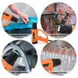 FOSHIO Heat Gun 2000W Hot Air Gun Kit with Large Digital LCD Display Variable Temperature Control 122℉~1202℉（50℃- 650℃）with 4 Nozzles, Overload FOSHIO