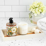 Wooden Serving Tray with Handles - Five Piece Nested Breakfast Tray - Wood Crafts Trays for Organizing | Bathroom Tray - Food Trays for Party Buffet Hammont