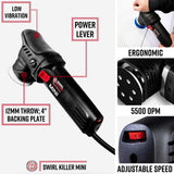 Adam's Polishes Swirl Killer 12mm Car Buffer Polisher Kit, Orbital Polishing Paint Correcting Tool, Car Scratch Remover, Correcting Polish, Use Post Adam's Polishes