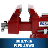 Wilton 676U Utility Bench Vise, 6-1/2" Jaw Width, 6" Jaw Opening (28820) Wilton