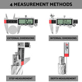 Caliper Measuring Tool 6 inch / 150 mm, Digital Caliper with Extra Large LCD Screen, Digital Micrometer Caliper Vernier IP54 by S&F STEAD & FAST S&F STEAD & FAST