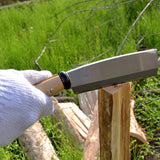 KAKURI Japanese NATA Tool Knife Small 6" Made in Japan, Bushcraft Hatchet Axe with Sheath for Camping, Outdoor, Campfire, Gardening KAKURI