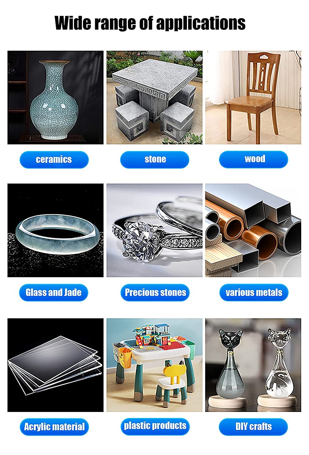 Wood Glue for Furniture, Professional Furniture Repair Glue, for All Kinds of Wood Furniture, Metal Furniture, Plastic Furniture, Stone Products, Bouaegr