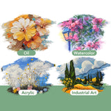 AROIC Acrylic Paint Brush Set,1pack/15pcs Nylon Hair Acrylic Painting Brush,Watercolor Rock Face Painting Brush, Artist Craft Brush Supplies, Paint AROIC