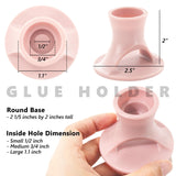 UPTTHOW Plastic Liquid Glue Holder for Glue Bottle Stand, Paper Craft Glue Holder Tool for Craftsmen Suitable for Most Sized Glue Bottles for UPTTHOW