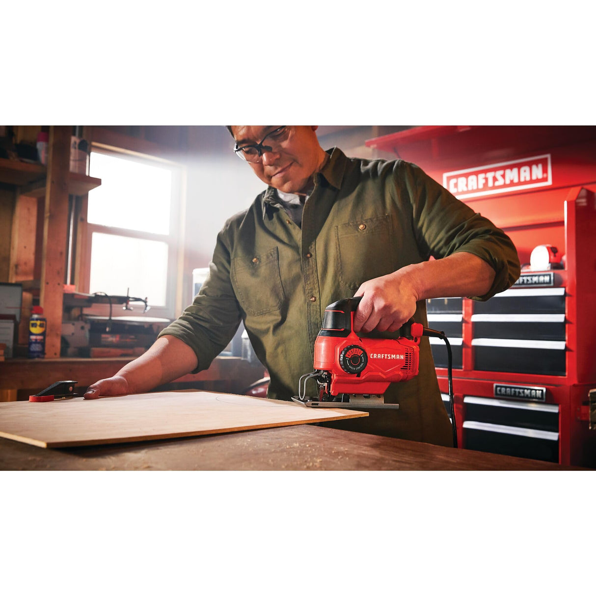 CRAFTSMAN Jig Saw, 4 Orbital Settings, Up to 3,000 SPM, 5 Amp, Corded (CMES610) Craftsman