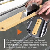 New Upgraded Zero Clearance Insert Compatible with 36-725, 36-725T2, 36-5152, 36-5000, 36-5000T2 Insert Table Saw, Dado Throat Plate for Delta 3 Pack CONGKAILU