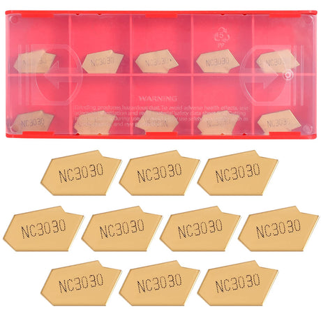 Lathe Turning Tools,VerLich SPB26-3 110 * 26mm Parting Grooving Cut-Off Tool with 10pcs GTN-3 SP300 Cut-Off Carbide Inserts Mayitr VerRich