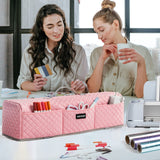 AMOIGEE Padded Dust Cover Compatible with Cricut Maker, Cricut Maker 3, Explore Air 2, Cricut Explore 3 Machine, with Pockets for Cricut AMOIGEE