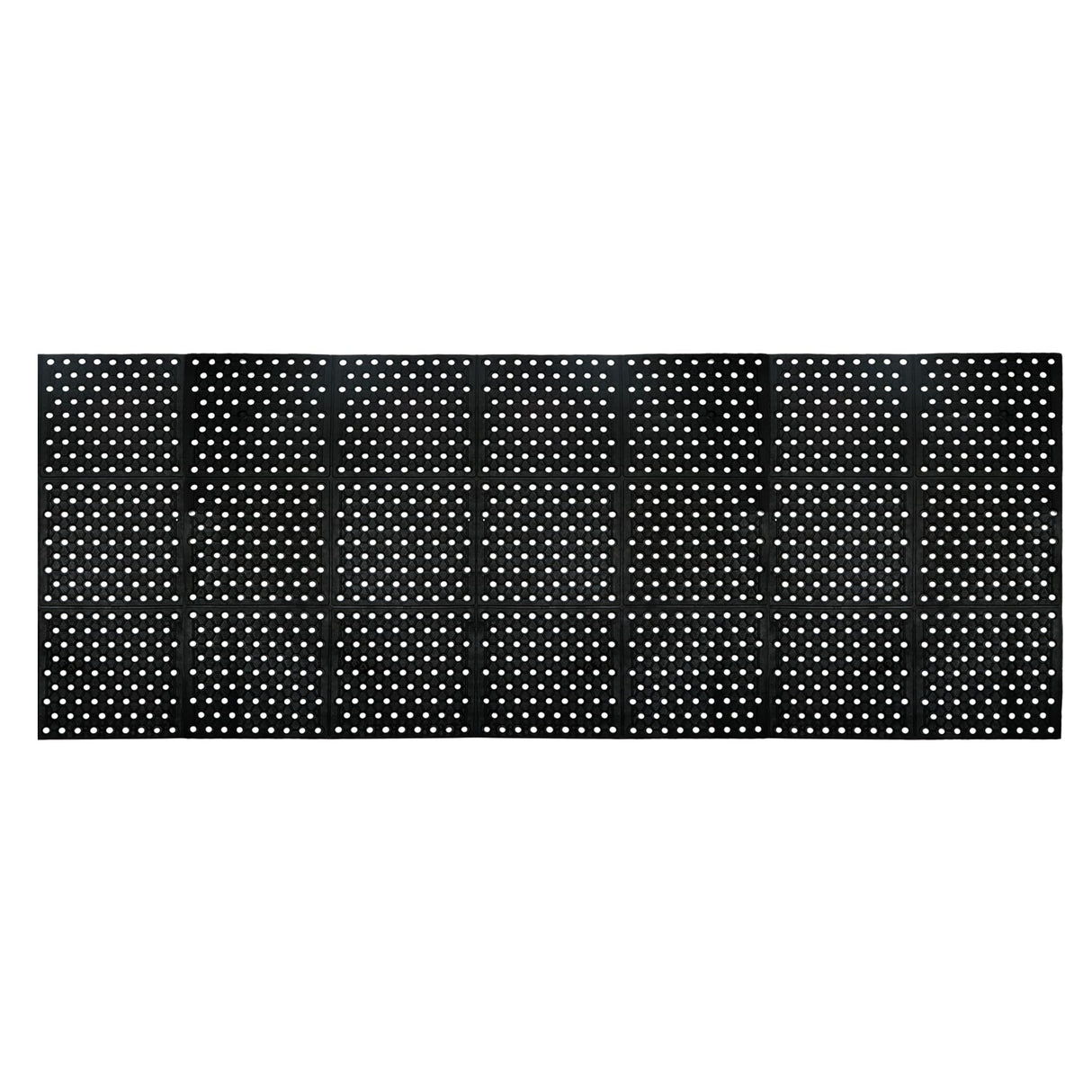 tonchean Rubber Drainage Floor Mat 83x35in Commercial Anti-Fatigue Rubber Floor Mats with Holes Restaurant Bar Floor Mat Heavy Duty Drainage Mat for tonchean