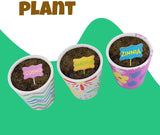 Paint & Plant Stoneware Flower Gardening Kit - Gifts for Girls & Boys Ages 4 -12 - Kids Arts & Crafts Project Science Birthday Gift, STEM Activity Dan&Darci