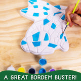 Creative Roots Paint Your Own Bunny Garden Stone, Craft Kits, Stepping Stones Kit for Kids, Ceramics to Paint, Ages 6+ Creative Roots