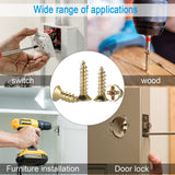 HanTof 1200Pcs Tiny Phillips Flat Head Self Tapping Screws for Wood, Plastic and Soft Metal. M2 M2.5 M3 Small Countersunk Tapper Screws Set for DIY HanTof