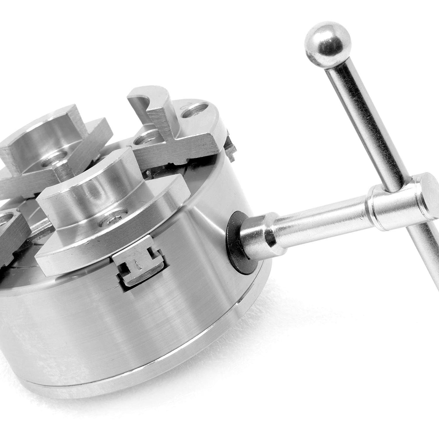 WEN LA4374 3.75-Inch 4-Jaw Self-Centering Lathe Chuck Set with 1-Inch x 8TPI Thread WEN