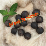 CHENGYIDA 10-Pack 15x1.2cm African Blackwood Ebony Dowel Pins Wood Lumber Turning Blanks Pen Making Round Stick Pen Make Blanks Wood Handle CHENGYIDA