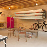 Ultrawall Wall Mount Wood Organizer and Lumber Storage Metal Rack with 3-Level (3 Pack) Ultrawall