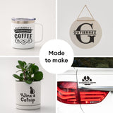 Cricut Premium Permanent Vinyl (12" x 48"), Strong Adhesive Lasts for 3 Years, UV & Water-Resistant, Perfect for Indoor-Outdoor DIY Projects, Cricut