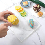 40PCS 25mm Glass Table Top Bumper, Anti Slip Pads Rubber Glass Table Top Grippers Silicone Rubber Pads Non-Adhesive Clear Cushioning pad for Dining, Teaaha