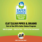 CLR Clear Pipes & Drains Clog Remover and Cleaner, For Shower, Sink, Toilet, Garbage Disposal, 42 Ounce Bottle CLR