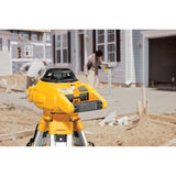 DEWALT Rotary Laser Level Kit, Indoor/Outdoor Survey Laser Transit (DW074KD), Black DEWALT