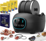 Lefree store Rock Tumbler Kit for Adults Kids, Professional Rock Polisher with 3LB Leak Proof Rubber Barrel, Includes 1 LB Rough Rocks,4 Rock Tumbler Lefree store