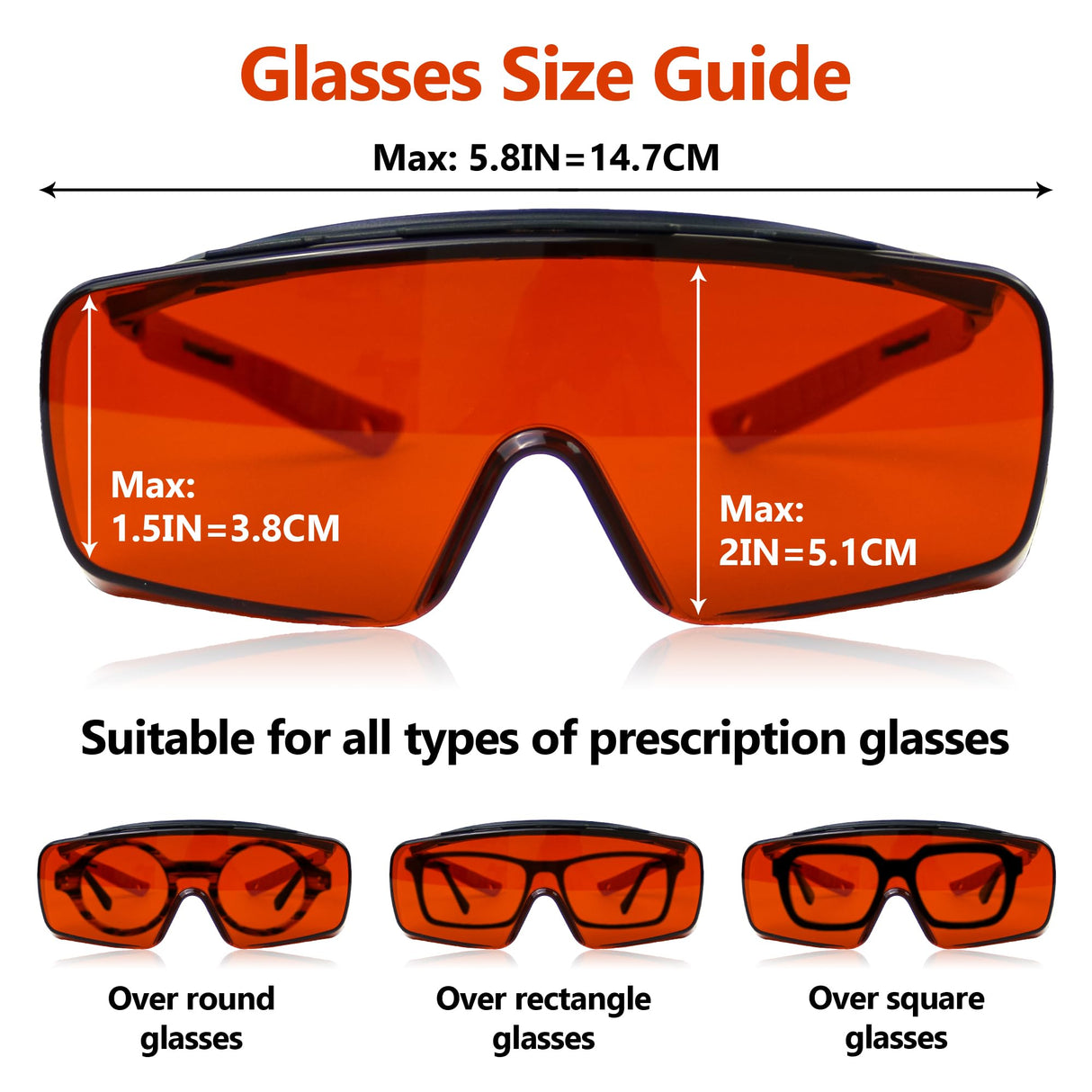 Professional Laser Goggles-Dual Wave 532+1064nm Laser Safety glasses,Resistant to Laser180-540&750-1100nm for 445nm,532nm,1064nm Infrared JILERWEAR