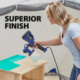 HomeRight C800971.A Super Finish Max, Includes 3 Brass Spray Tips, 3 Spray Patterns, Easy to Clean HVLP Paint Sprayer, Great for Furniture, Cabinets, HomeRight